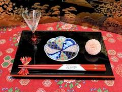 大聖寺伊万里　金襴手　青海波に花　捻り紋　輪花豆皿　D745AS-COi 大聖寺伊万里 金襴手 青海波に花 捻り紋 輪花豆皿 D745AS-COi