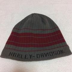 希少最安・90S☆ ハーレーダビッドソン ヴィンテージ ニットキャップ ビーニー Harley-Davidson Beanie Knit Cap Flemes Knit Black ハーレー