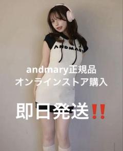ワンピース andmary Mary logo mini dress AM1339】 Mary logo mini dress black - メルカリ