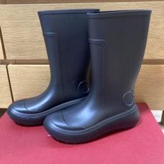 フェラガモ　レインブーツ　8    25.5センチ　ブラック SalvatoreFerragamo(サルバトーレフェラガモ) レインブーツ 7