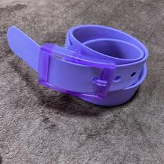 メンズ　お洒落で個性的なベルト　パープル