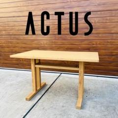 美品 ACTUS アクタス POTHOS ダイニングテーブル オーク
