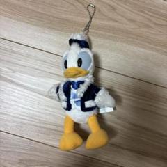 ドナルドダック ストラップ付きぬいぐるみ