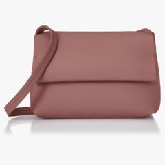 美品　ミラオーウェン　ベージュピンク　ミニ　通勤　ショルダーバッグ　くすみピンク