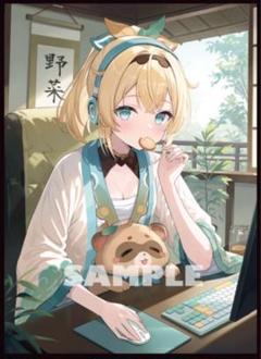 風真いろは ぽこべぇ カードスリーブ ホロライブ hololive llのサムネイル