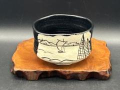 高橋茂 黒織部 抹茶茶碗 高橋茂 織部茶碗 - メルカリ