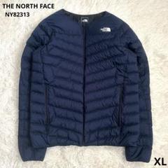 美品✨ザノースフェイス サンダーラウンドネックジャケット XL ネイビー The North Face サンダーラウンドネックジャケット ネイビー