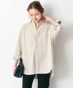 Spick & Span コットンブロードワイドスクエアシャツ ピンク未使用品 未使用】spick and span コットンブロードワイドスクエアシャツ