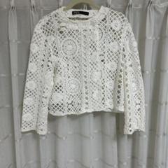 ZARA レースカーディガン