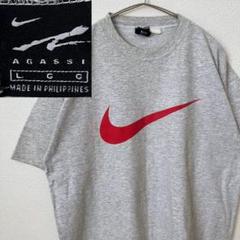 レア　入手困難　ナイキ　90年代　アンドレ・アガシ　フルジップ半袖ポロシャツ NIKE - レア 入手困難 ナイキ 90年代後半 アンドレ・アガシ