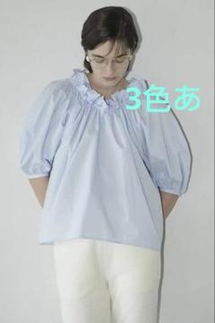 クラネ　2WAY PUFF NECK TOPS ブラウス CLANE 2WAY PUFF NECK TOPS ブラウス - メルカリ