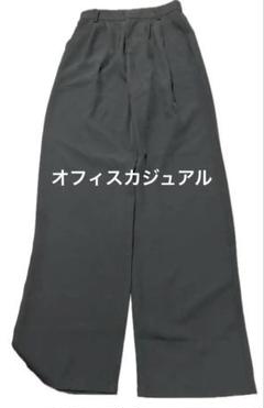 【レディース】ブラック パンツ ゴムウエスト　M オフィスカジュアル風