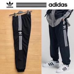 4XL アディダスオリジナルス ウーブンパンツ 黒 ジョガーパンツ 3XO