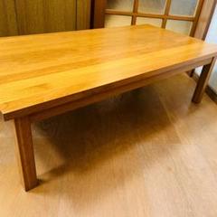 無印良品　ローテーブル　1200mm ヴィンテージ　オーク材　引出し　120cm 無印良品 無垢材ローテーブル オーク材 - メルカリ