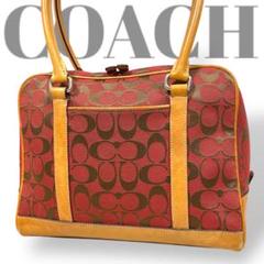 超美品 コーチ ハンド・ショルダーバック キャンバス シグネチャー 6097 楽天市場】コーチ COACH ハンドバッグ 6097 シグネチャー 肩掛け
