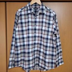 美品　ブラックレーベルクレストブリッジ　チェック 長袖シャツ　L　コットンポリ