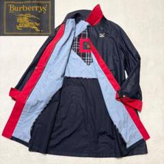 希少デザイン★Burberrys ファイヤーマンコート ネイビー Mサイズ 撥水 希少デザイン☆Burberrys ファイヤーマンコート ネイビー M