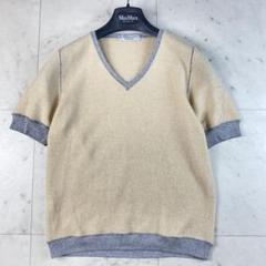 ファビアナフィリッピ　ラメニット　長袖　ブルネロクチネリ　アイボリーベージュ ファビアナフィリッピラメニット長袖ブルネロクチネリアイボリー