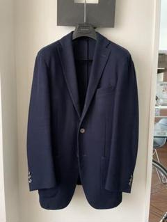 【美品】伊製 ボリオリ ジャケット 46 春夏 ネイビー