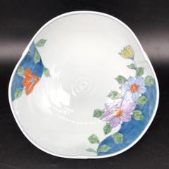 ☆美品☆有田焼 華山 深鉢 直径約24.7cm 高さ約7.7cm 三角