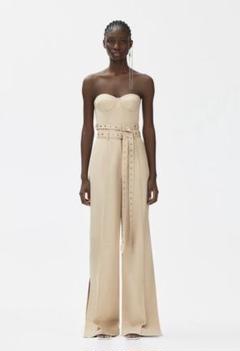 H&M rokh ウールブレンド ベルテッドパンツ 36 twice ミナ着用