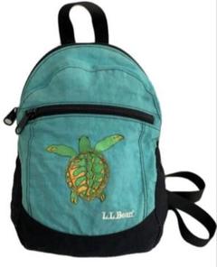 vintage llbean タートル　リュック 亀柄