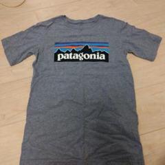 patagonia グレー Tシャツキッズ Mサイズ