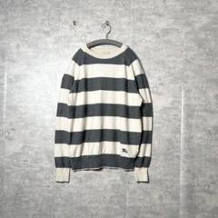 バーバリー ブリット ニット メンズ Vネック サマー ニット バーバリー ブリット BURBERRY BRIT