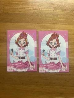 プリキュア コレクションカード　春野はるか　キュアフローラ　ホロ　ノーマル