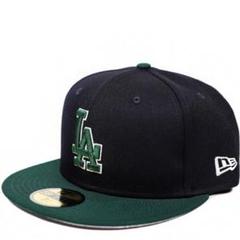 【新品未使用】LAドジャースNEWERA 59FIFTY ネイビー/グリーン