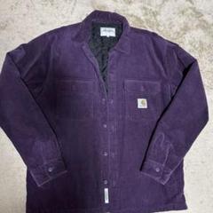 【美品】Carhartt WIP コーデュロイ カバーオール パープル 美品】Carhartt WIP コーデュロイ カバーオール パープル