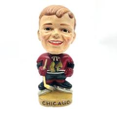 レア 60年代製 NHL シカゴブラックホークス ボブルヘッド フィギュア