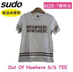 SUDO Tシャツ 半袖 メッセージＴ ブロンズプリント 7歳