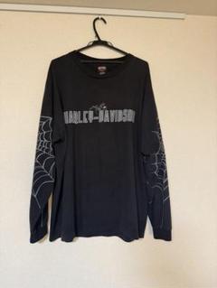 Harley-Davidson スパイダーウェブ 長袖Tシャツ HARLEY DAVIDSON スパイダーウェブ ロングTシャツ トラビス着用