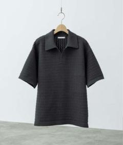 完売品　WYM KNIT SHIRT CARDIGAN ニットポロ カーディガン ≪通常販売≫knit polo cardigan（ニットポロカーディガン