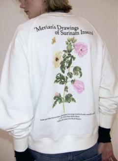 H&M プリントスウェットシャツ　XL ボタニカル