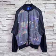 美品 アディダス スーパースター フォトプリント トラックジャケット 総柄 XL adidas originals Superstar Track Jacket Jersey ATP Type L
