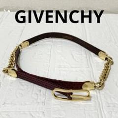 希少 GIVENCHY 90s VINTAGE レトロ レザー ベルト 赤 New Givenchy Women's Belt Size 90 G Logo Reversible Red