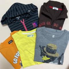130cm 子供服 まとめ売りTシャツ 夏服 5点セット
