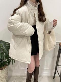 GRL グレイル スタンドカラーミドル丈ダウンコート[fo1620]のサムネイル