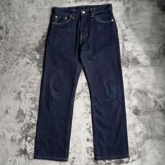 Levi's 505 デニム インディゴ 濃紺 ストレート Vステッチ