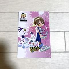 デジモンアドベンチャー 25周年 八神ヒカリ ペンキ 特典 ポスト