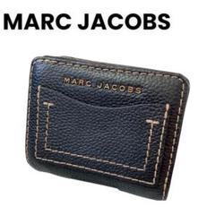 MARC JACOBS マークジェイコブス 二つ折財布　ブラック　黒　レディース