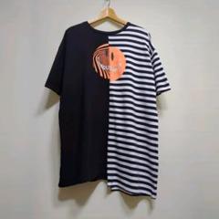 Candy Stripper ロンT ボーダー長袖トップス　リメイク風 2025年最新】Candy Stripper レディース 長袖 Tシャツ