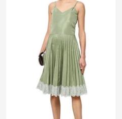 豪華 RED Valentino キャミソール ワンピース プリーツ レース ワンピース