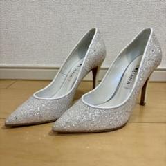DIANA シルバーグリッターハイヒール 22cm - メルカリ