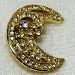 Christian Dior クリスチャンディオール ブローチ ムーン