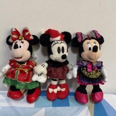 ミニーちゃん　ぬいぐるみバッジセット　ディズニー
