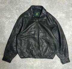 レザージャケット 本革 短丈 黒色 club room old gap