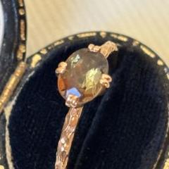 【特価】 美品 エッセ ベーネベーネ リング アンダリューサイト 希少 アクセサリー